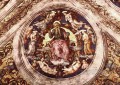 God the Creator and Angels Renaissance Pietro Perugino